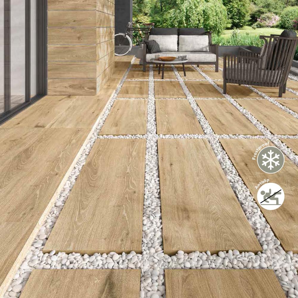 drevo efekt 2cm hruba vonkajsia krytina gres 20mm bez pokladky do piesku na travu dubovy odtien terasa krytina mrazuvzdorny zahrada zahradna dlazdica novabell eiche rustikalny klasicky elegantny.jpg